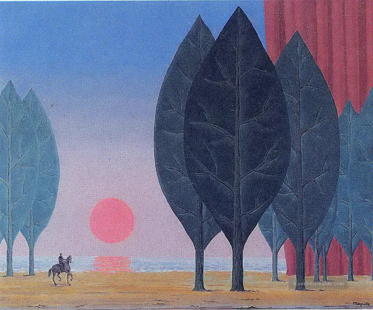 Wald von paimpont 1963 Surrealist Ölgemälde